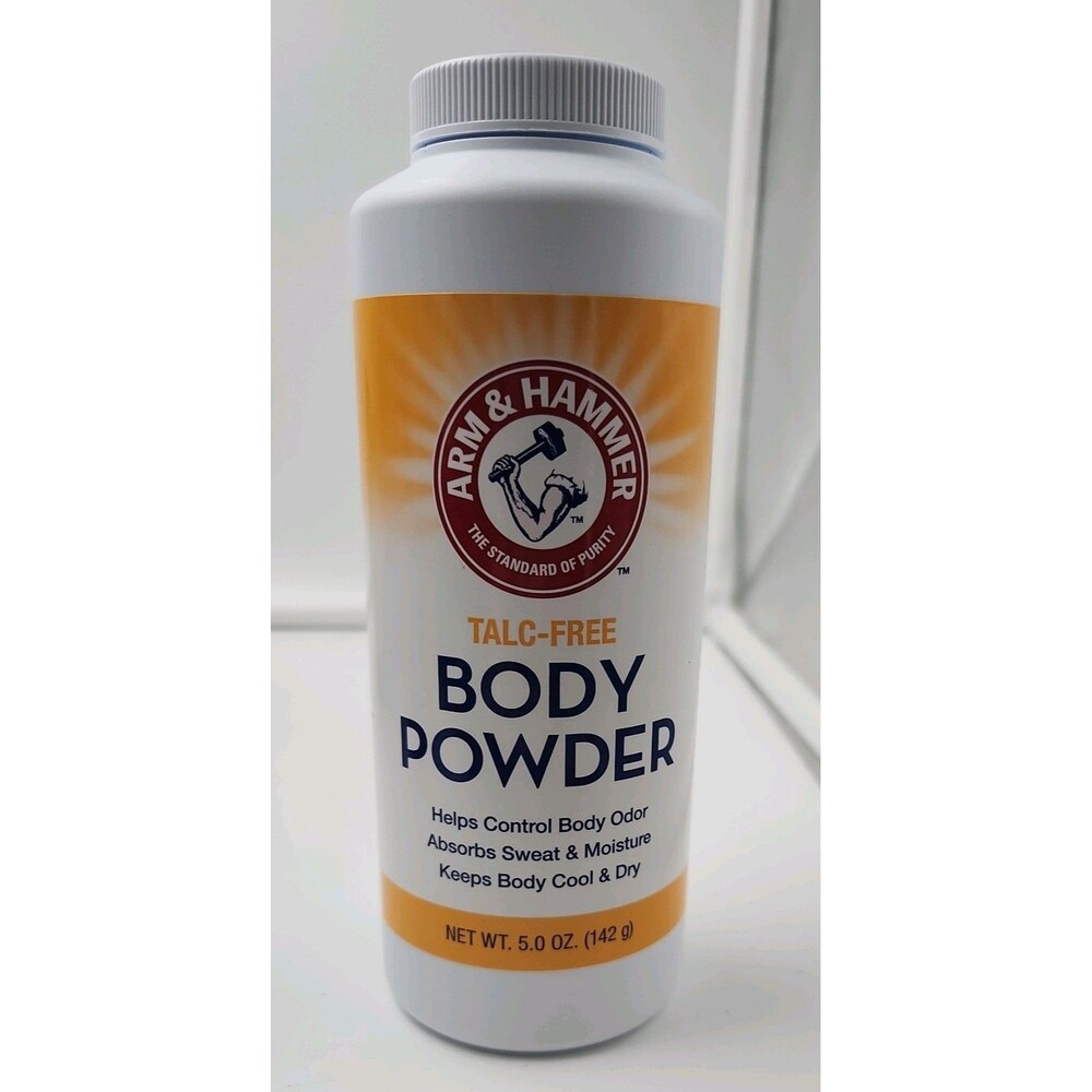 New Arm & Hammer Talc-Free Body Powder Corn Starch Odor Control 5 oz